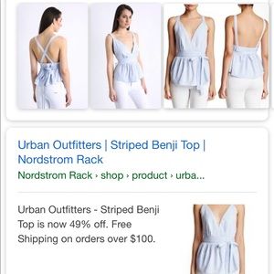 free people striped benji top